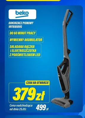 Odkurzacz pionowy Beko VRT61818VG promocja w RTV EURO AGD