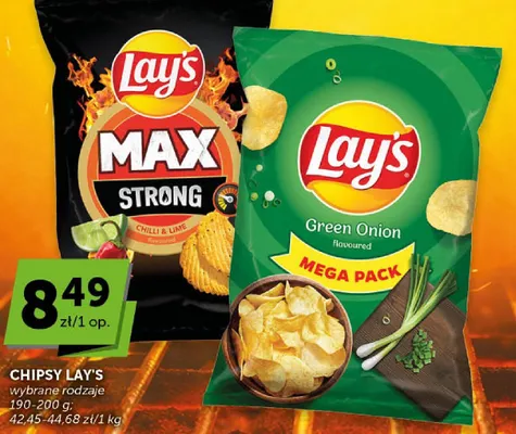 Chipsy lay's wybrane rodzaje promocja w ABC