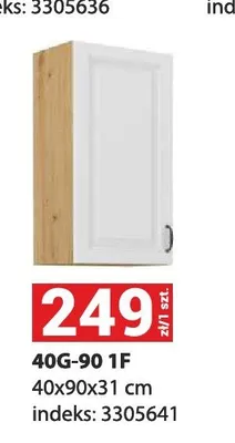Szafka kuchenna wisząca 40 g-90 1F promocja w Merkury Market