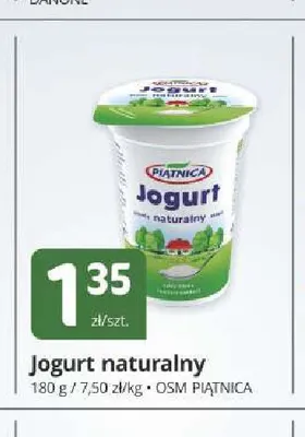 Jogurt naturalny Tola promocja w Marketvita