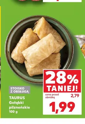 Gołąbki pilzneńskie Taurus promocja w Kaufland