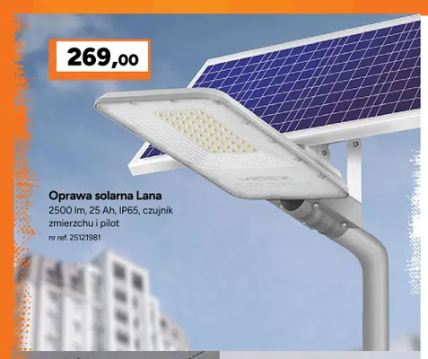 Oprawa solarna Lana Videx promocja w Bricoman