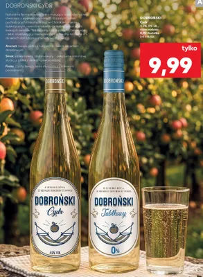 Cydr Dobroński promocja w Kaufland
