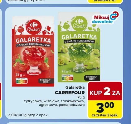 Galaretka cytrynowa Carrefour Classic promocja w Carrefour Express