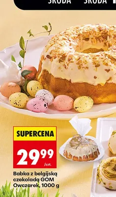 Babka z belgijską czekoladą promocja w Biedronka