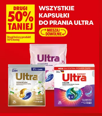 Kapsułki do prania uniwersalne Ultra promocja w Biedronka