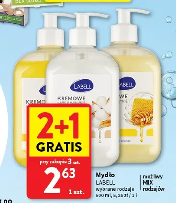 Mydło Labell promocja w Intermarche
