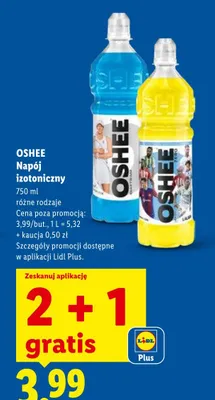 Napój izotoniczny różne rodzaje promocja w Lidl