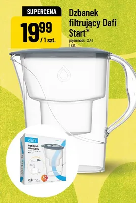 Dzbanek filtrujący Dafi Start 2,4 l promocja w POLOmarket