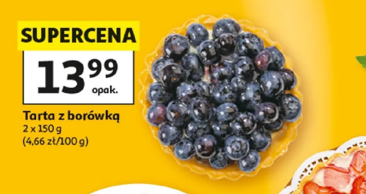 Tarta z borówką promocja w Auchan
