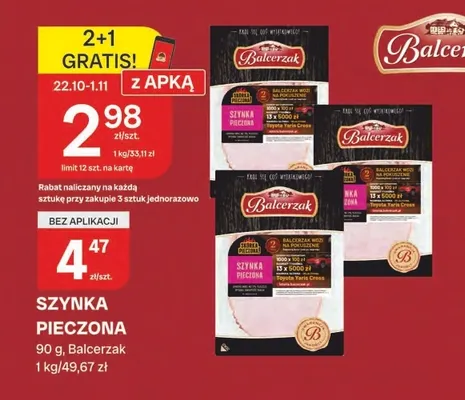 Szynka pieczona Balcerzak promocja w Chorten