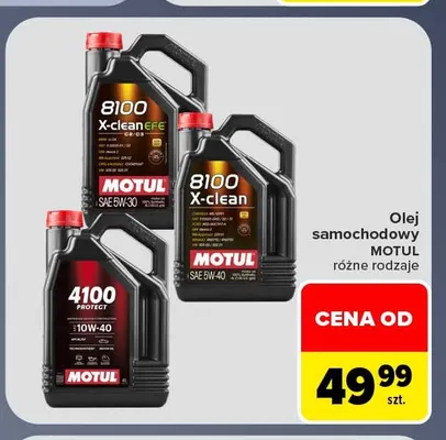 Olej samochodowy Motul promocja w Carrefour