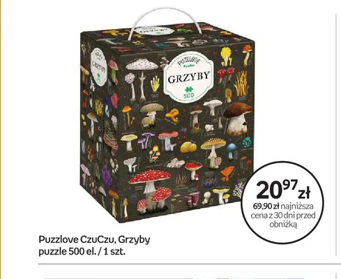 Puzzle Puzzlove CzuCzu Grzyby 500 el. promocja w Empik