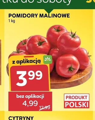 Pomidory malinowe promocja w Stokrotka
