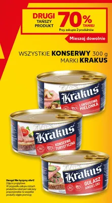 Konserwa luksusowa mielonka Krakus promocja w Kaufland