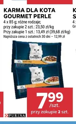 Karma dla kota Gourmet Perle promocja w Stokrotka