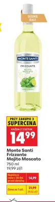 Napój bezalkoholowy musujący Frizzante Mojito Moscato promocja w Biedronka