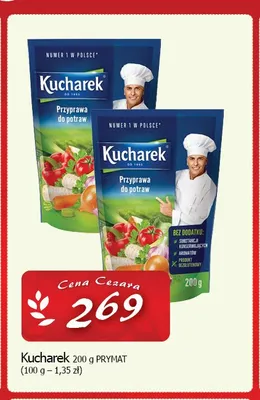 Przyprawa do potraw Kucharek promocja w CEZAR Delikatesy