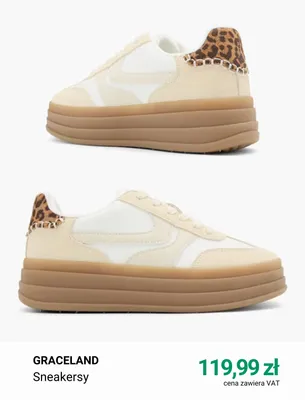 Sneakersy Graceland promocja w Deichmann