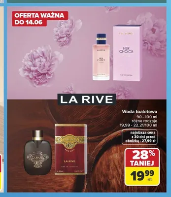 Woda toaletowa La Rive Cabana promocja w Carrefour