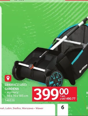 Zbieracz liści Gardena promocja w Selgros