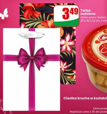 Torba ozdobna różne wzory i kolory promocja w Dino