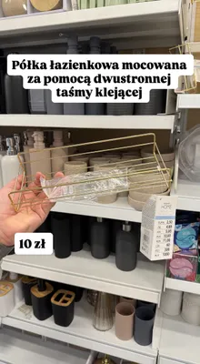 Półka łazienkowa  promocja w Pepco