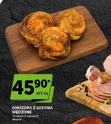 Gniazdka z łososia wędzone promocja w Euro Sklep