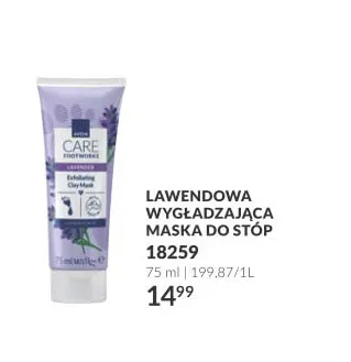 Lawendowa wygładzająca maska do stóp Avon Care Footworks promocja w AVON