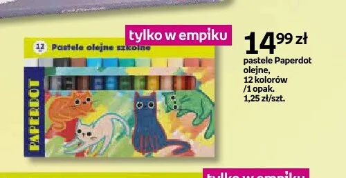 Pastele olejne Paperdot promocja w Empik
