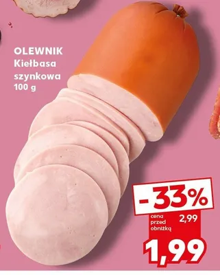 Kiełbasa szynkowa Olewnik promocja w Kaufland