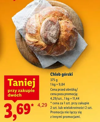 Chleb górski promocja w Lidl