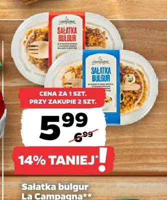 Sałatka bulgur La Campagna promocja w Netto