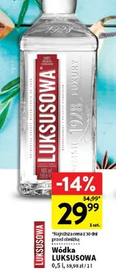 Wódka luksusowa promocja w Intermarche
