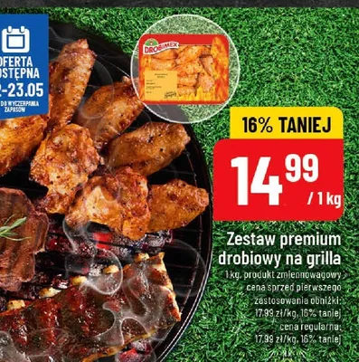 Zestaw premium drobiowy na grilla Drobimex promocja w POLOmarket
