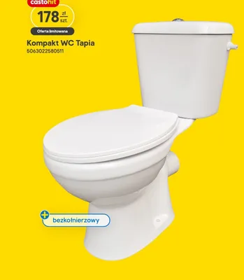 Kompakt WC Tapia promocja w Castorama