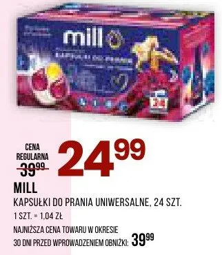 Kapsułki do prania uniwersalne promocja w Drogerie Natura