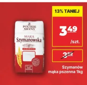 Mąka pszenna Szymanów promocja w API Market