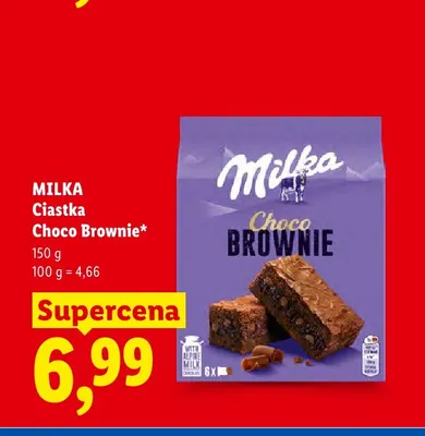 Ciastka Milka Choco Brownie promocja w Lidl