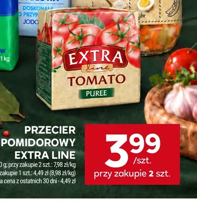 Przecier pomidorowy Extra Line promocja w Stokrotka