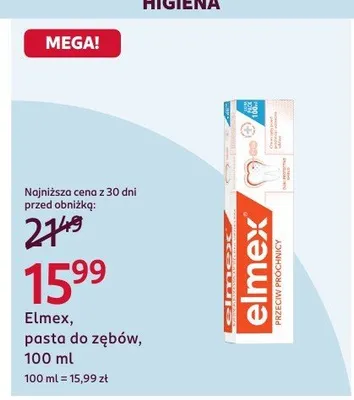 Pasta do zębów white Colgate herbal promocja w Rossmann