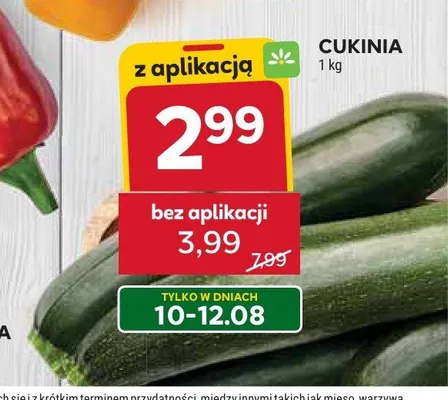 Cukinia promocja w Stokrotka