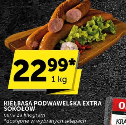 Kiełbasa podwawelska promocja w Euro Sklep