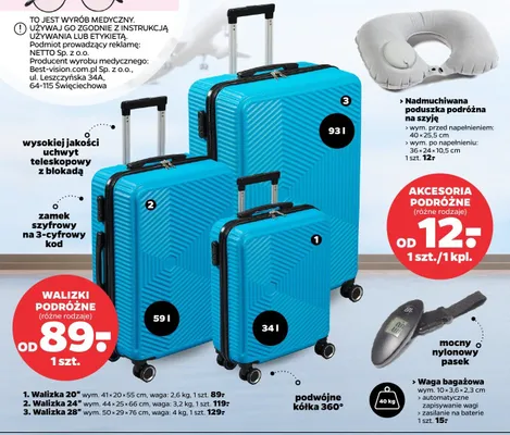 Walizka 28" promocja w Netto