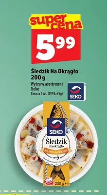 Śledzik na okrągło Seko promocja w TOPAZ