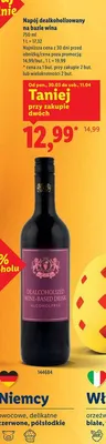 Napój dealkoholizowany na bazie wina promocja w Lidl