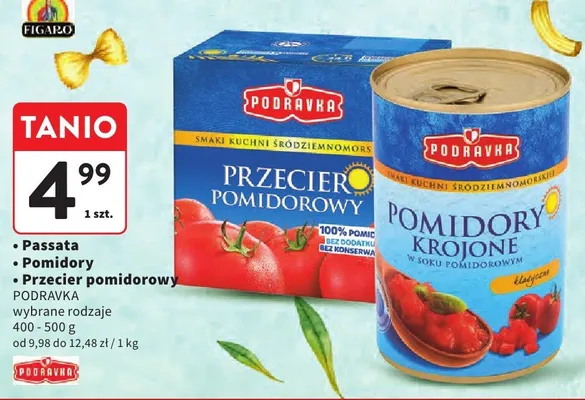 Pomidory krojone promocja w Intermarche