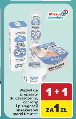 Płyn do czyszczenia sneakersów Emu Magic Cleaner promocja w Carrefour Market