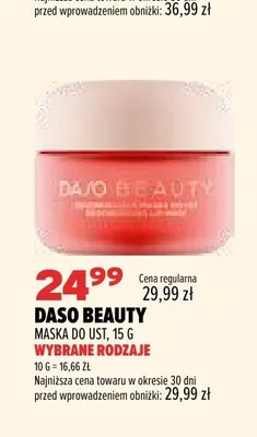 Maska do ust Daso Beauty promocja w Drogerie Natura