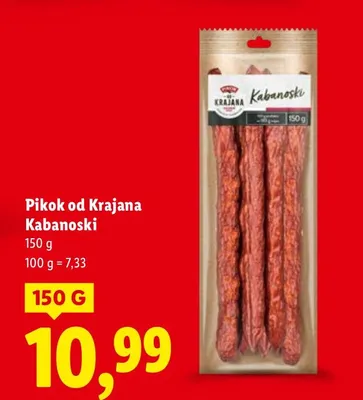 Kabanoski Pikok od Krajana Kabanoski promocja w Lidl